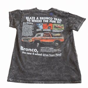 Ford Bronco Black Graphic Tee